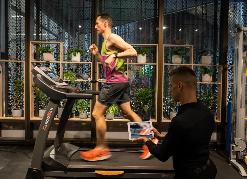 Running gait assessment at Pride Podiatry Melbourne CBD