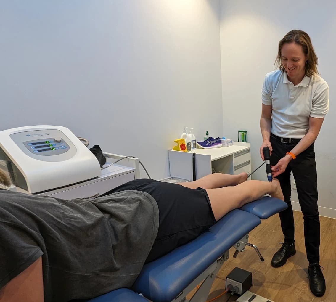 Shockwave therapy treatment at Pride Podiatry