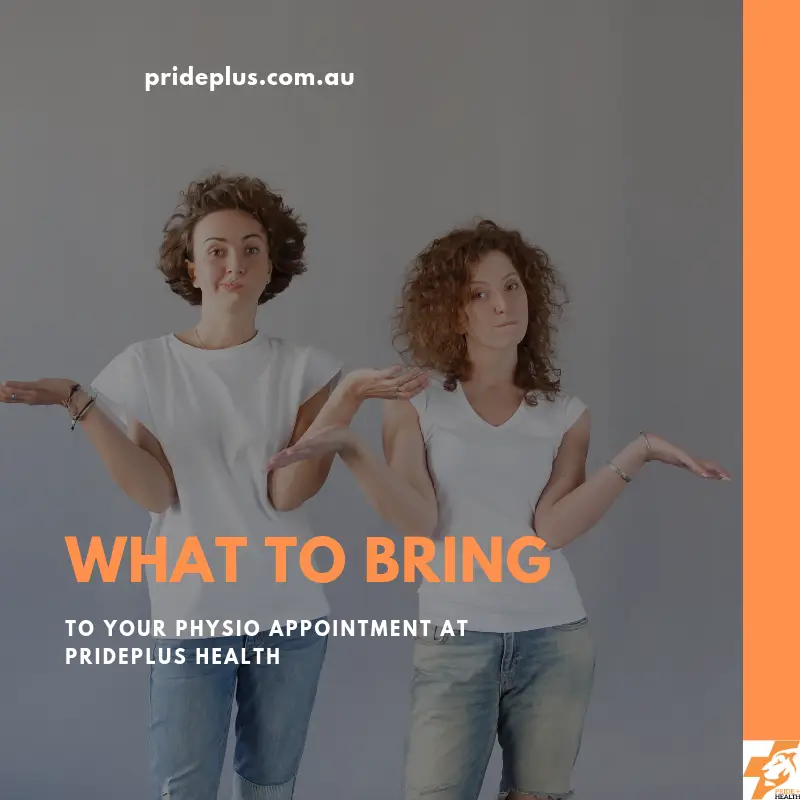 what to bring to your physio appointment pascoe vale