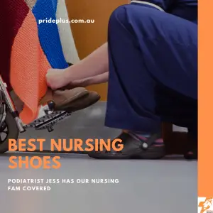 podiatrist jess giving advice on the best nursing shoes for nurses with sore feet
