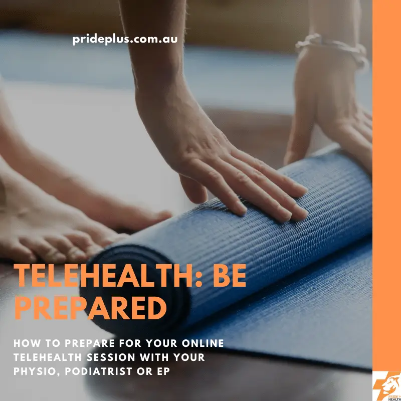 how to prepare for a telehealth or online physio session