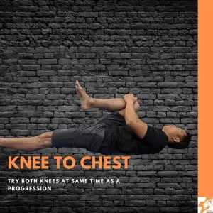 knee to chest best physio exercises for lower back pain