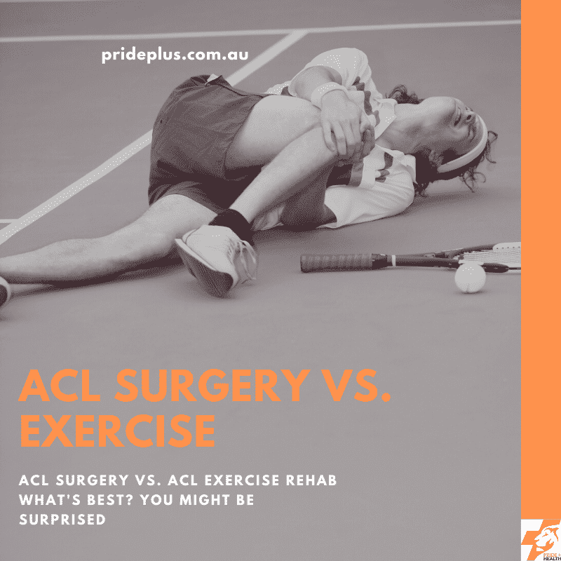 ACL surgery vs exercises for ACL rehab
