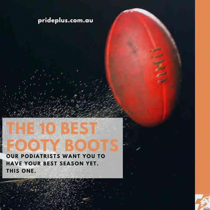 the 10 best football boots 2023 from podiatrists kicking a footy