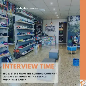 the running company lilydale interview with podiatrist tanya
