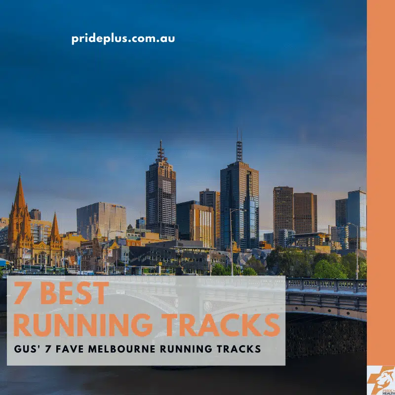 the 7 best running tracks in melbourne blog post with an image of melbourne skyline