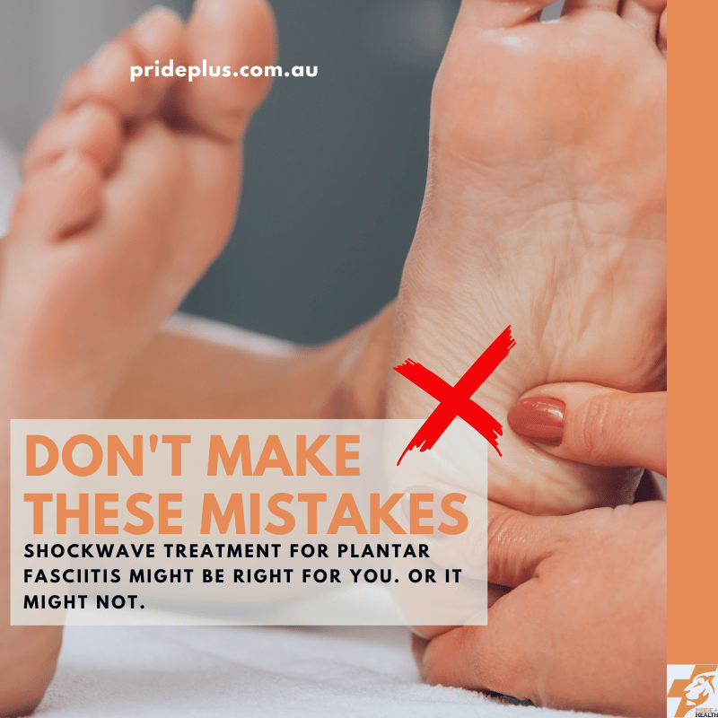 Shockwave Therapy Brisbane - Plantar Fasciitis Treatment